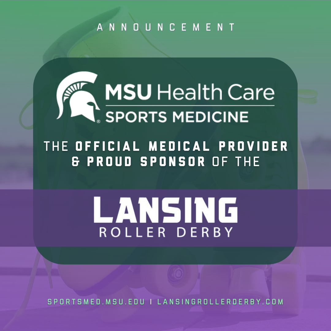 MSU Health Care Sports Medicine named official medical provider for the Lansing Roller Derby Team