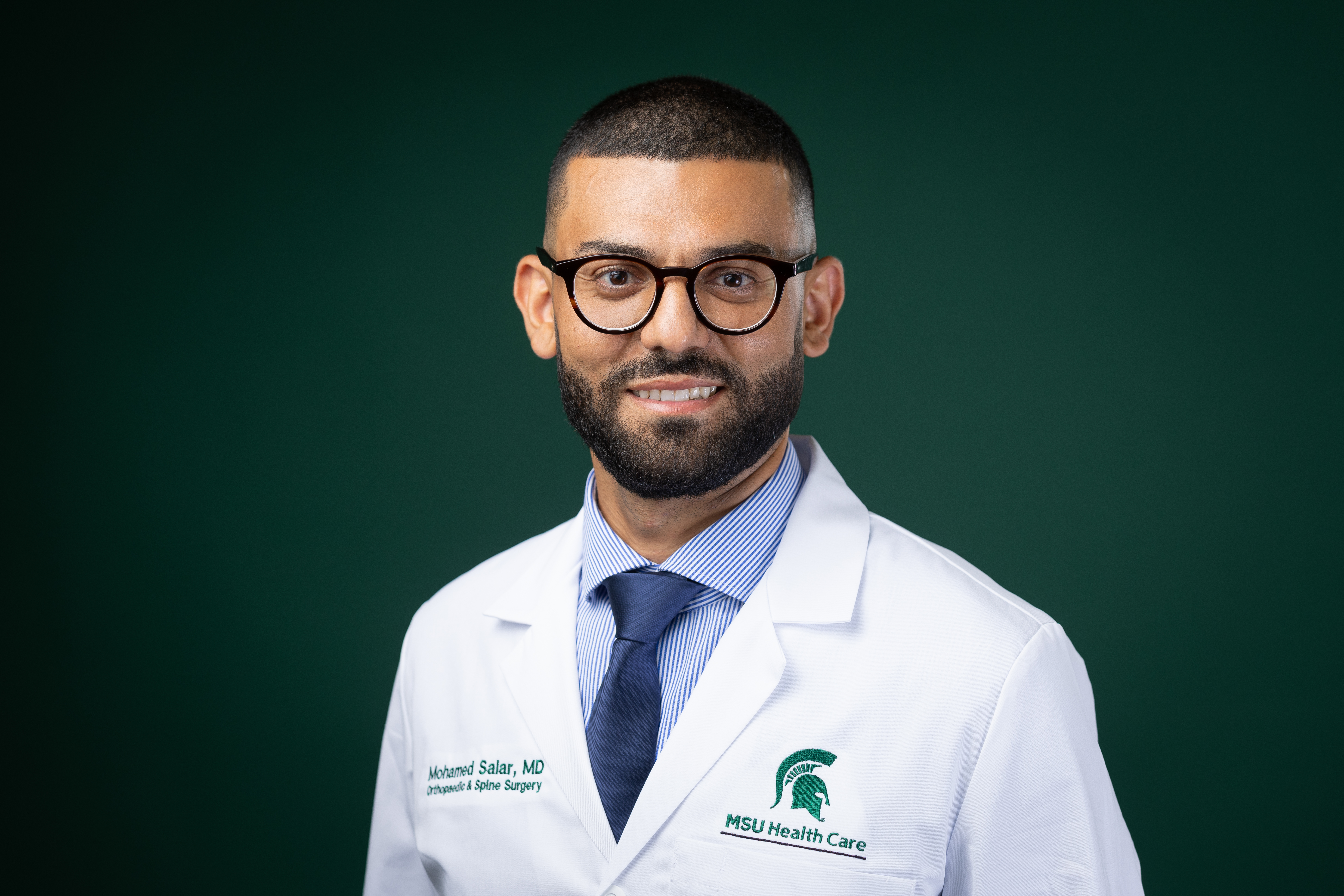MSU Health Care Sports Medicine orthopedic spine surgeon Mohamed Salar, MD 
