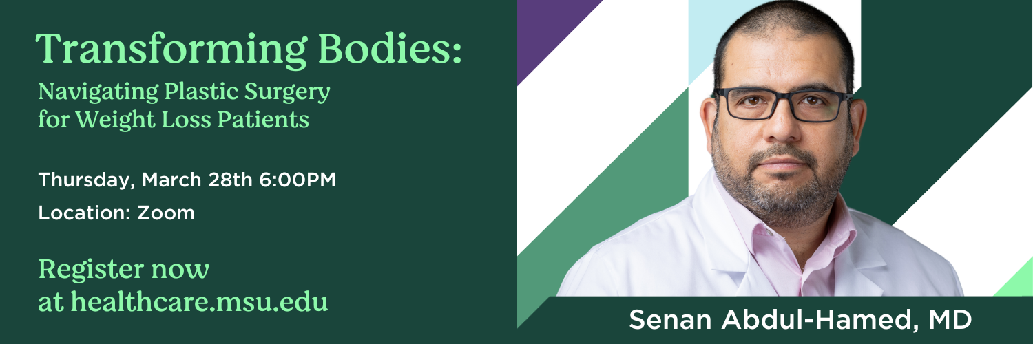 Plastic Surgery Webinar Graphic